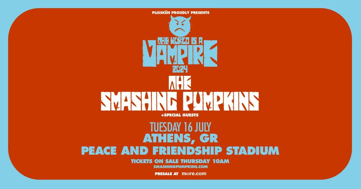 Οι Smashing Pumpkins ζωντανά στην Αθήνα