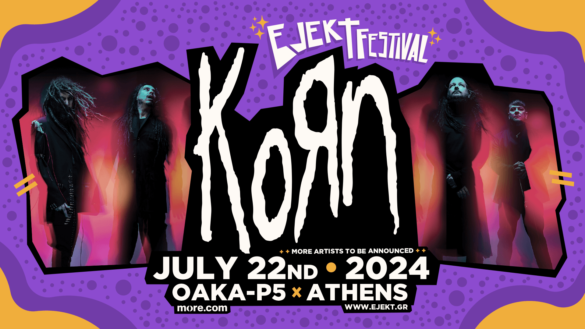 Οι Korn στο EJEKT Festival 2024