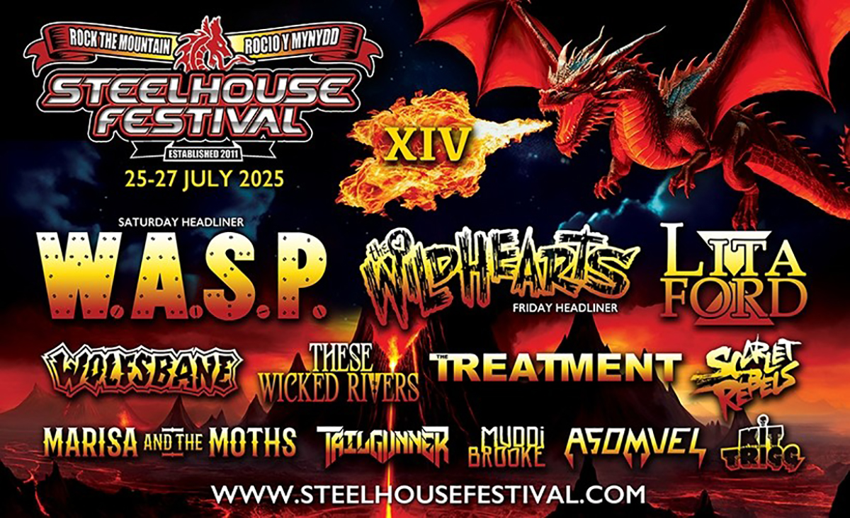 Με W.A.S.P. με τη Lita Ford το Steelhouse Festival  