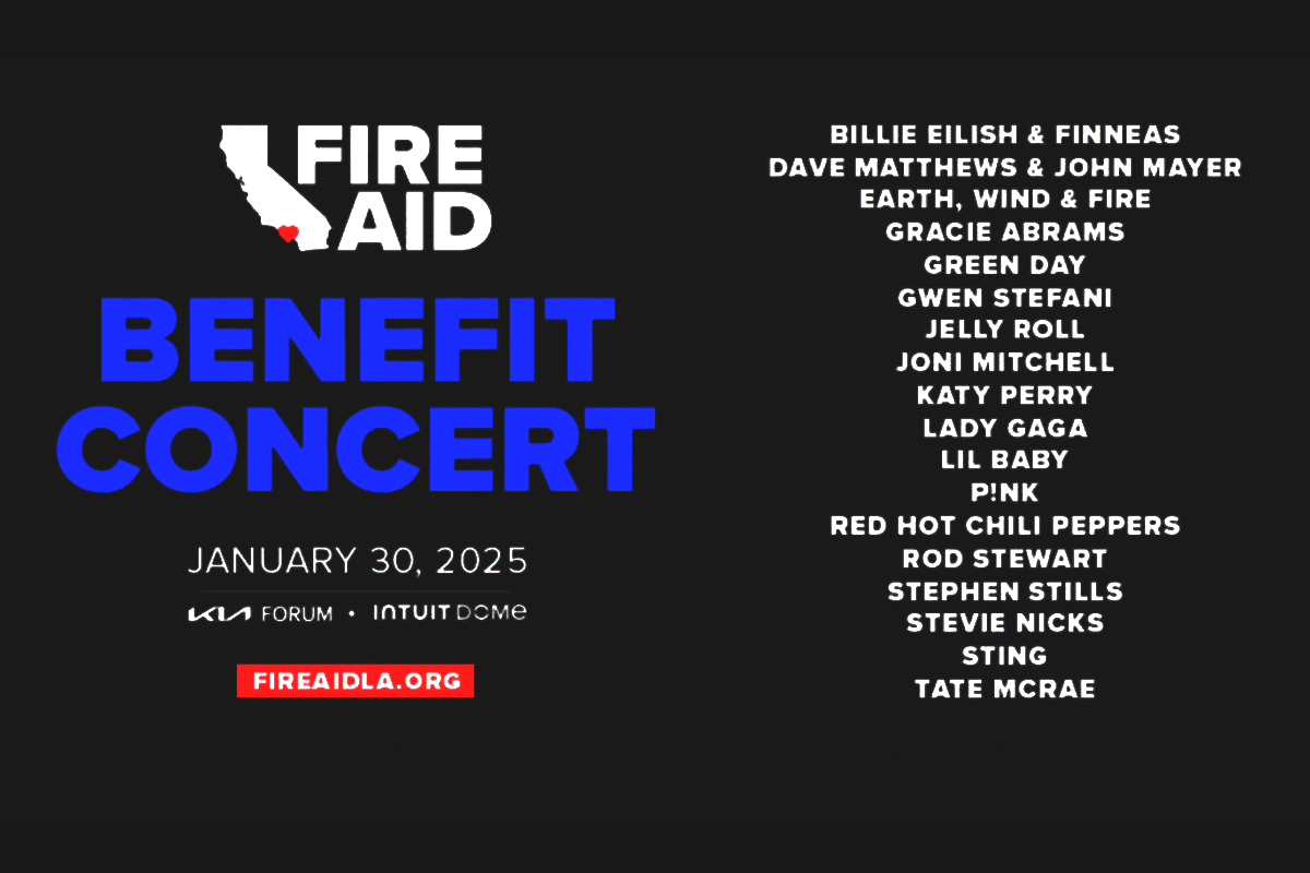 Green Day, Red Hot Chili Peppers, Sting στη συναυλία “FireAid” για την ανοικοδόμηση του Λος Άντζελες