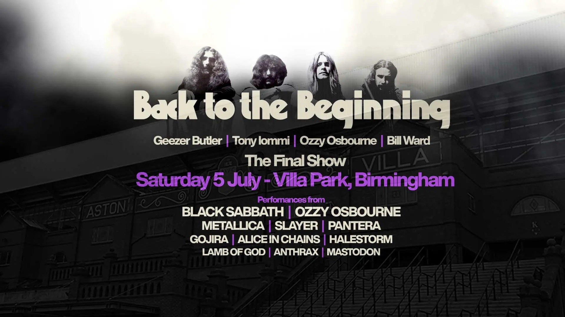 Βlack Sabbath: Μαζί τους στο Villa Park Guns N’ Roses, Tool, Rival Sons