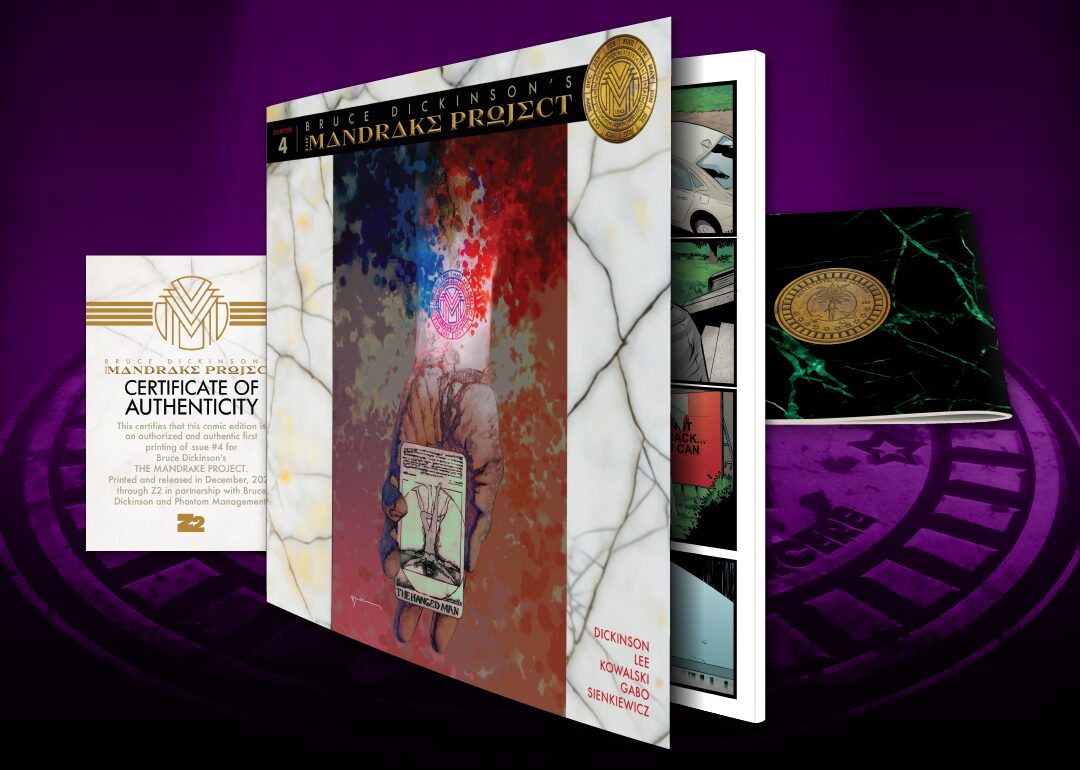 Bruce Dickinson: Κυκλοφορεί graphic novel τυπωμένο με χώμα από τον τάφο του William Blake!