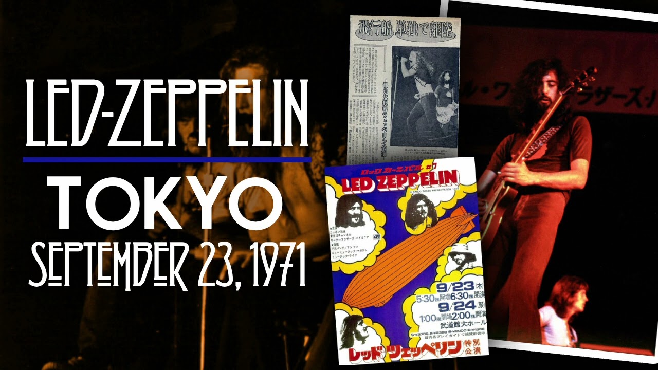 Led Zeppelin: Στο διαδίκτυο οπτικοακουστικό υλικό από την πρώτη τους συναυλία στο Τόκιο το 1971
