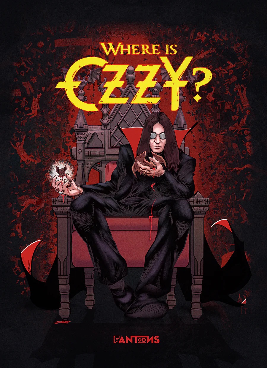 OZZY OSBOURNE: ‘Where Is Ozzy?’ Ανακοινώθηκε το επίσημο βιβλίο αναζήτησης και εύρεσης από το FANTOONS