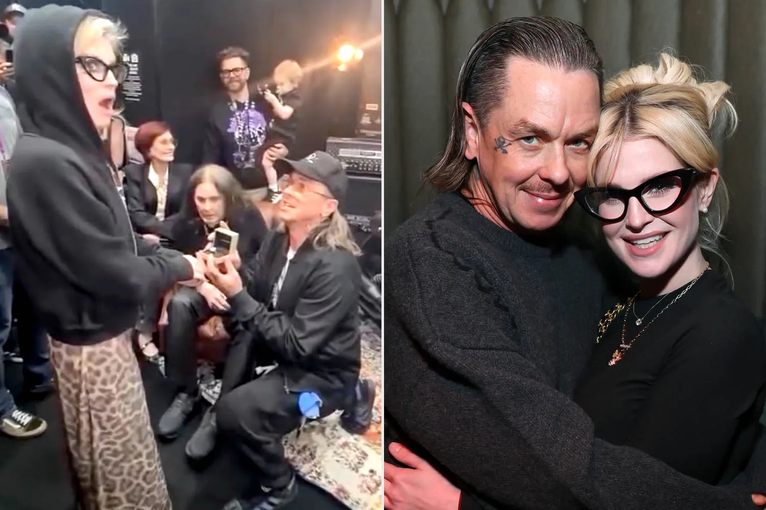 Ο SID WILSON των SLIPKNOT έκανε πρόταση γάμου στην KELLY OSBOURNE στην τελευταία συναυλία των BLACK SABBATH