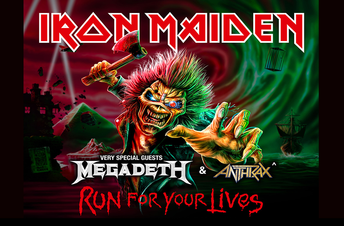 IRON MAIDEN: Ανακοίνωσαν περιοδεία στη Βόρεια Αμερική με MEGADETH και ANTHRAX