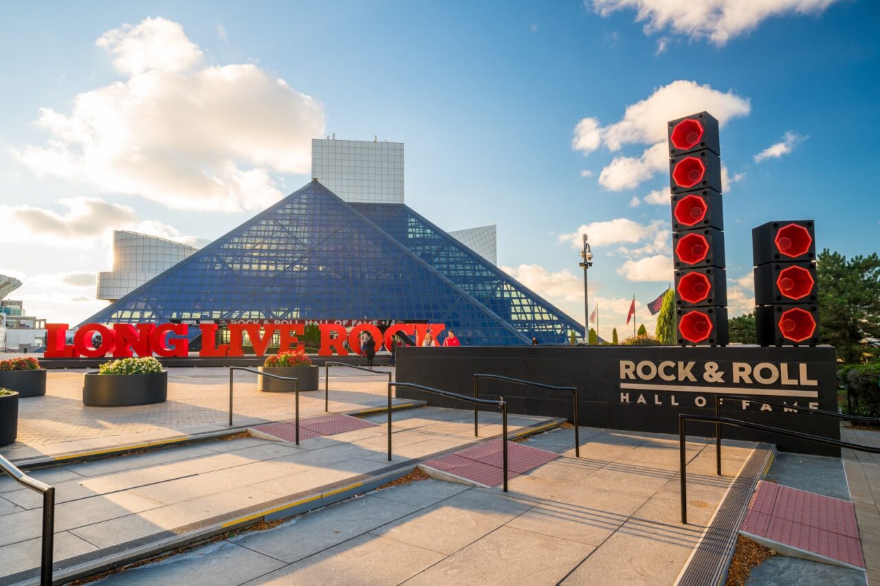 Nancy Wilson, Mick Fleetwood, Joe Perry στην τελετή του Rock & Roll Hall of Fame