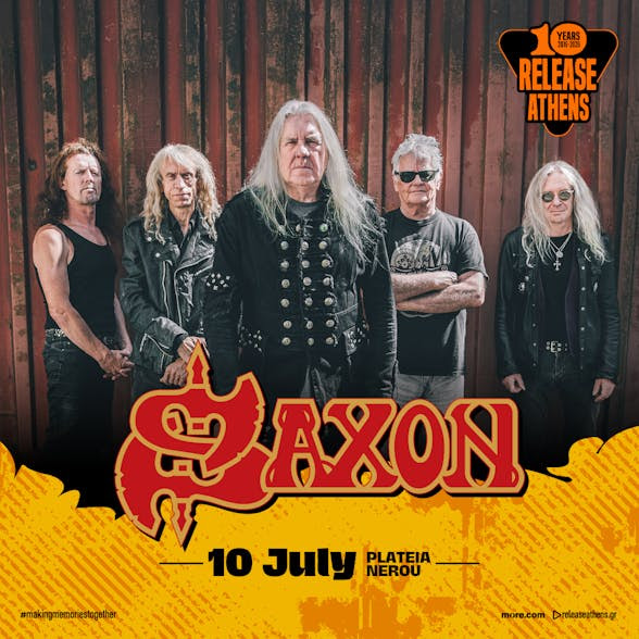 Το Release Athens 2026 υποδέχεται τους Saxon