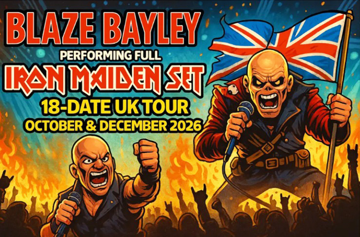 Blaze Bayley: Περιοδεία στο Ηνωμένο Βασίλειο με “The X Factor” και “Virtual XI” στο setlist