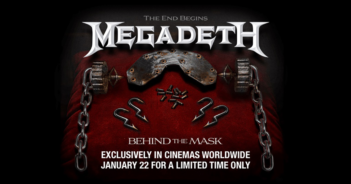 MEGADETH: Τον Γενάρη η παγκόσμια πρεμιέρα του ντοκιμαντέρ «Megadeth: Behind The Mask»