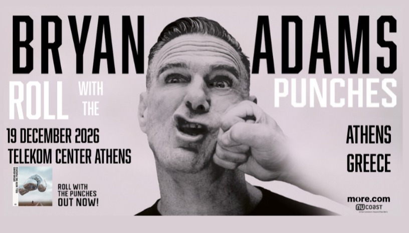 Ο Bryan Adams επιστρέφει στην Αθήνα