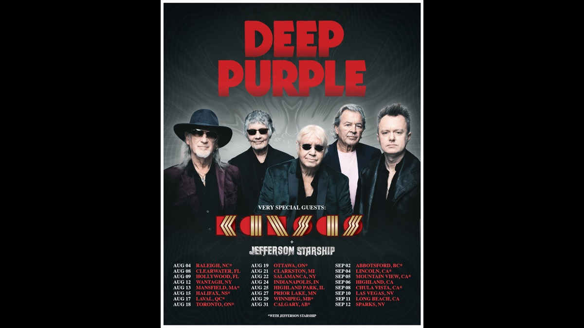 Deep Purple: Περιοδεύουν στις ΗΠΑ μαζί με Kansas και Jefferson Starship