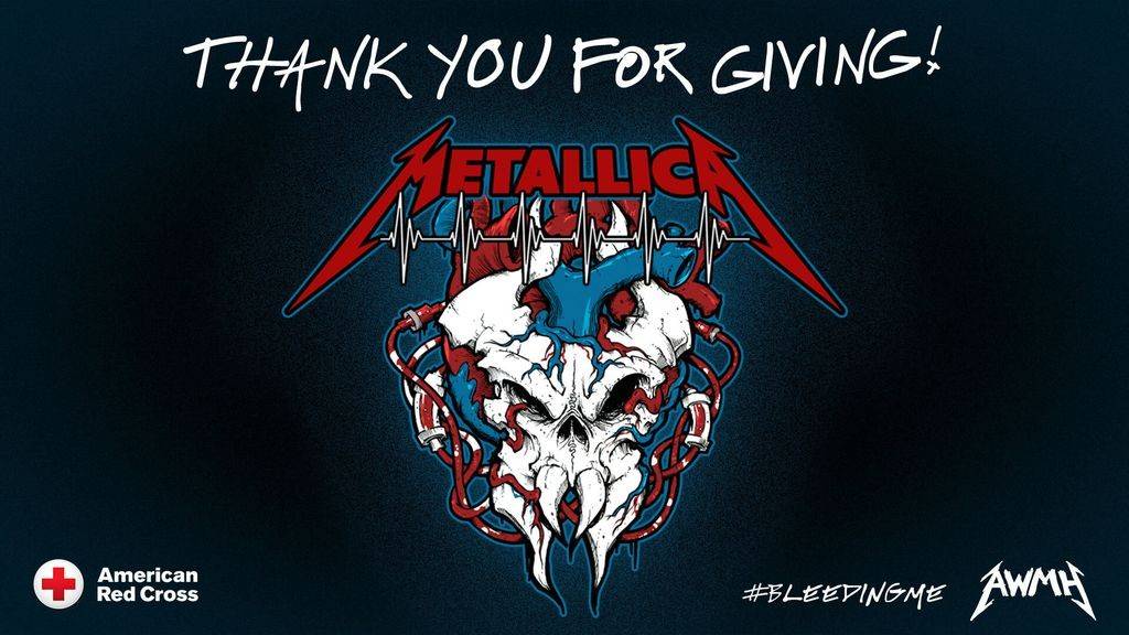 Η συνεργασία των METALLICA με τον Ερυθρό Σταυρό αποδίδει 25.000 αιμοδοσίες