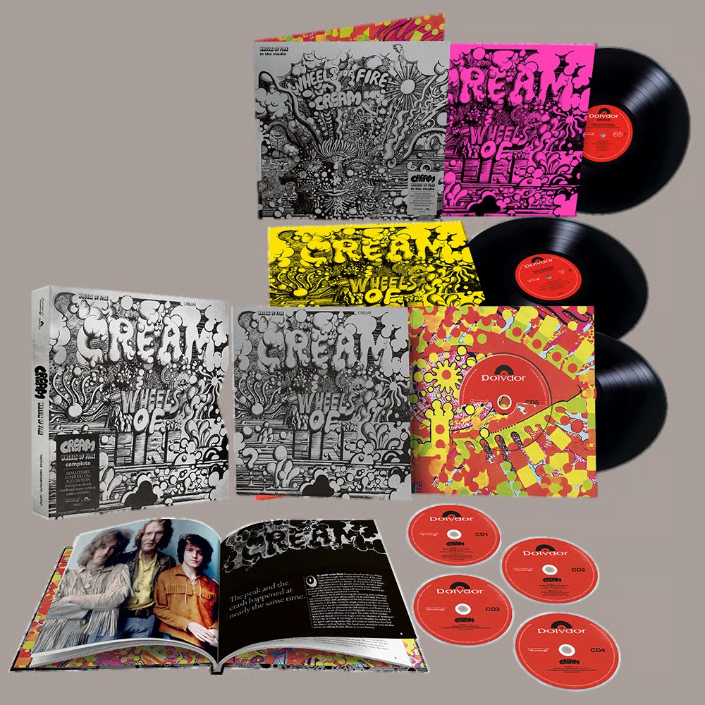 Cream: Κυκλοφορούν σε πολυτελές σετ το “Wheels of Fire” του 1968