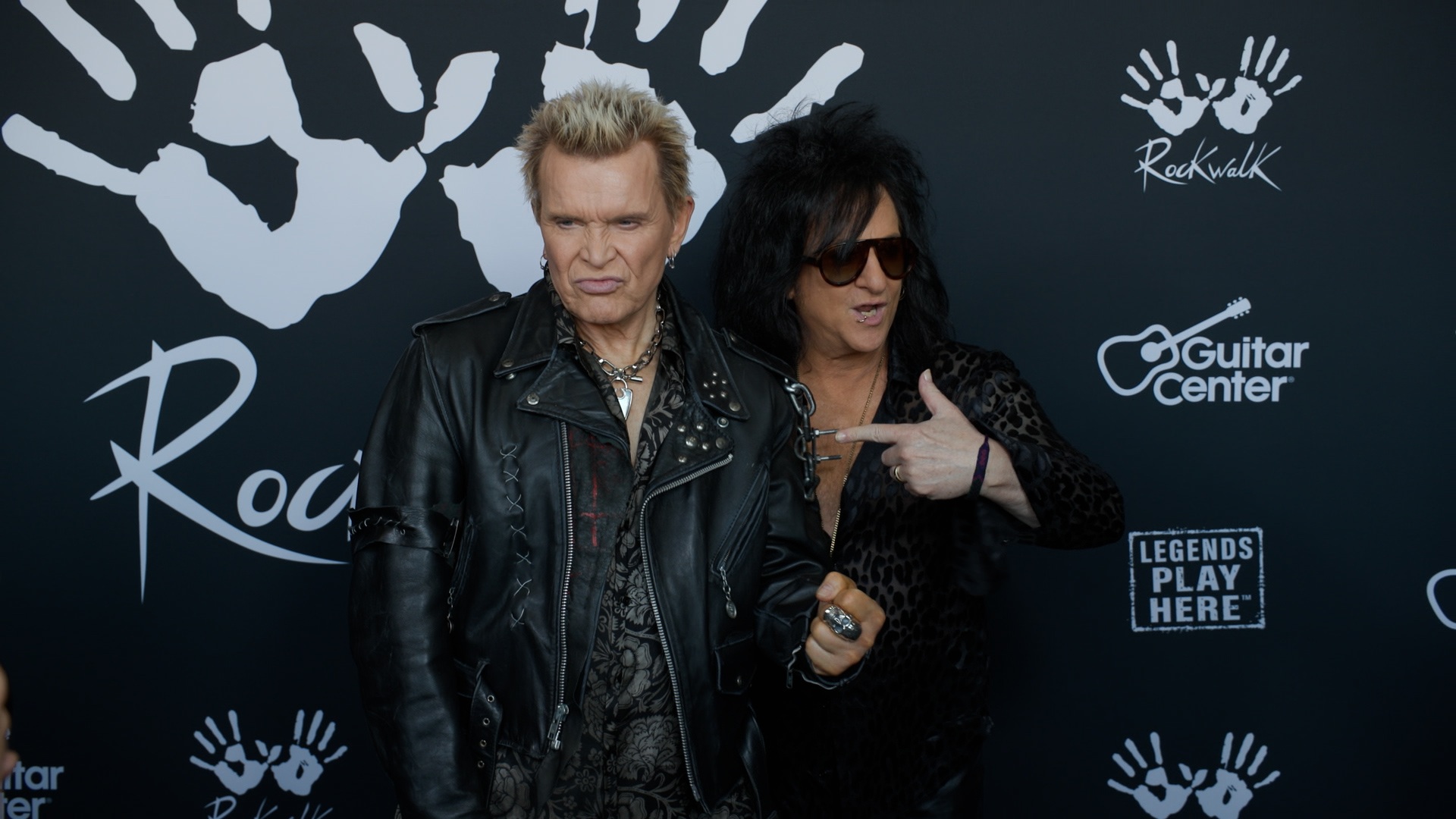 Billy Idol και Steve Stevens εισήχθησαν στο Hollywood Rockwalk του Guitar Center