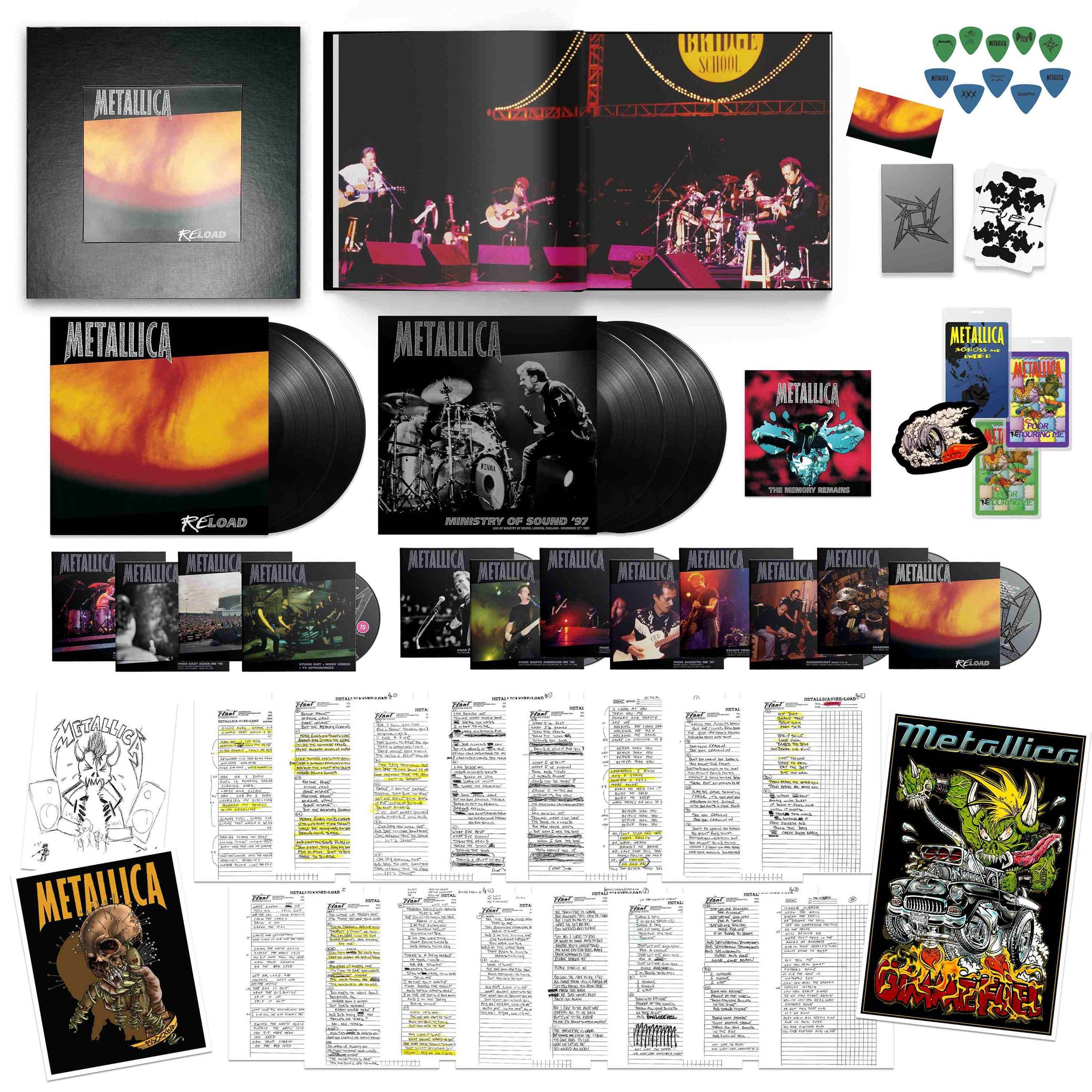 Metallica: Κυκλοφόρησε το box set – μαμούθ του “ReLoad” με σχεδόν 1.700 λεπτά μουσικής