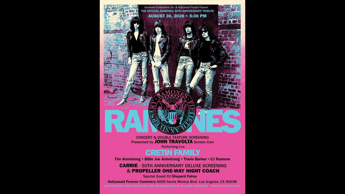 Ramones: Συναυλία-αφιέρωμα για την 50ή επέτειο του εμβληματικού punk συγκροτήματος 