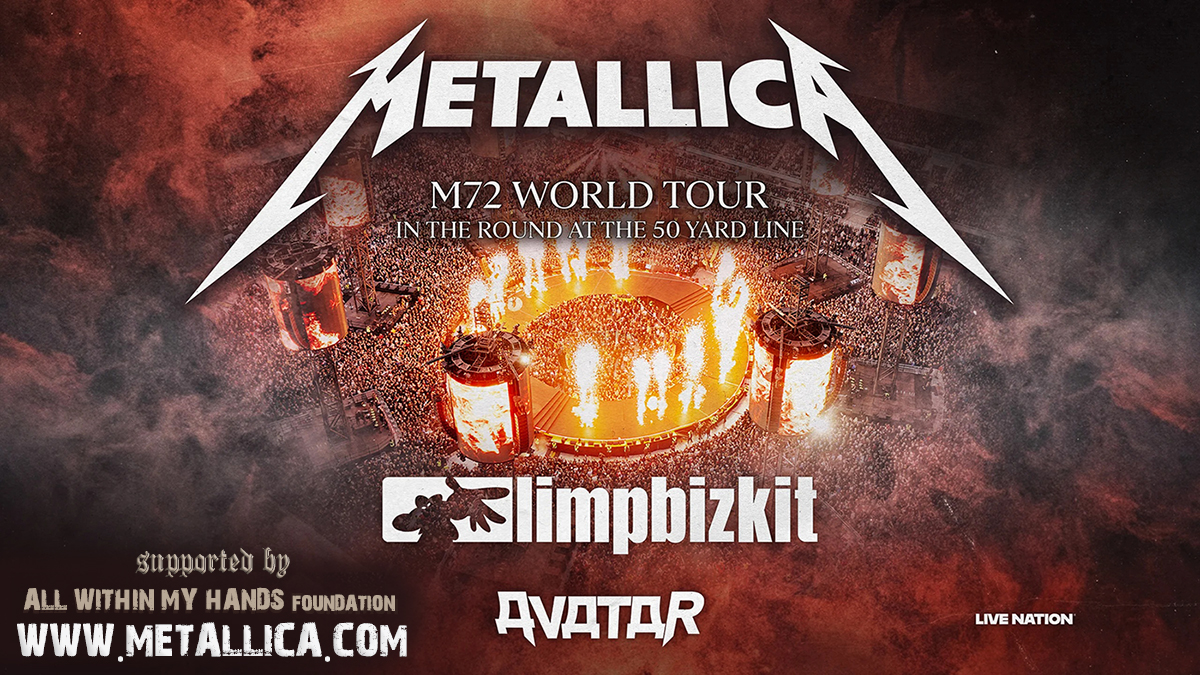 METALLICA: Νέες ημερομηνίες σε ΗΠΑ και Καναδά με support LIMP BIZKIT και AVATAR 