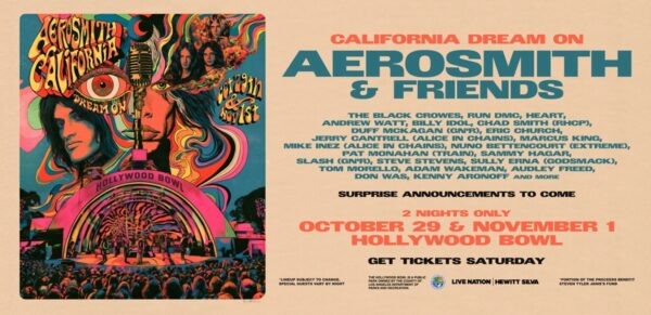 Aerosmith: Billy Idol, Chad Smith, Slash ανάμεσα στους guests στις επερχόμενες συναυλίες στο Hollywood Bowl