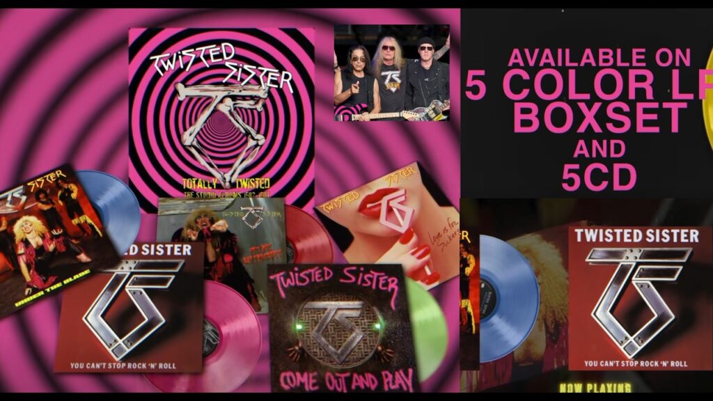 TWISTED SISTER: Κυκλοφορούν σε πολύχρωμο βινύλιο τη συλλογή ‘Totally Twisted – The Studio Albums 1982-1987’